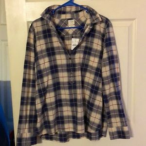 JCrew plaid shirt